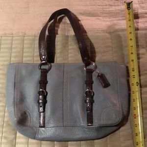 Blue/Brown Coach Purse